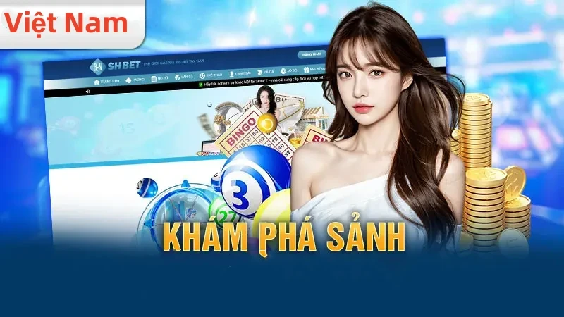 Hình ảnh quảng cáo của shbet hiển thị nền tảng và các lợi ích